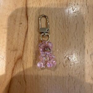 Pink Gummy Bear Charm Keychain Bag Purse Accessory lot ( 17)